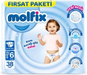 Molfix Extra Large (6 Beden) Bebek Bezi 38 Adet | En Uygun Fiyat