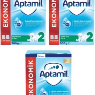 Aptamil 2 Numara Bebek Maması 900 Gr (3'lü Paket) | 6-12 Ay Bebekler İçin