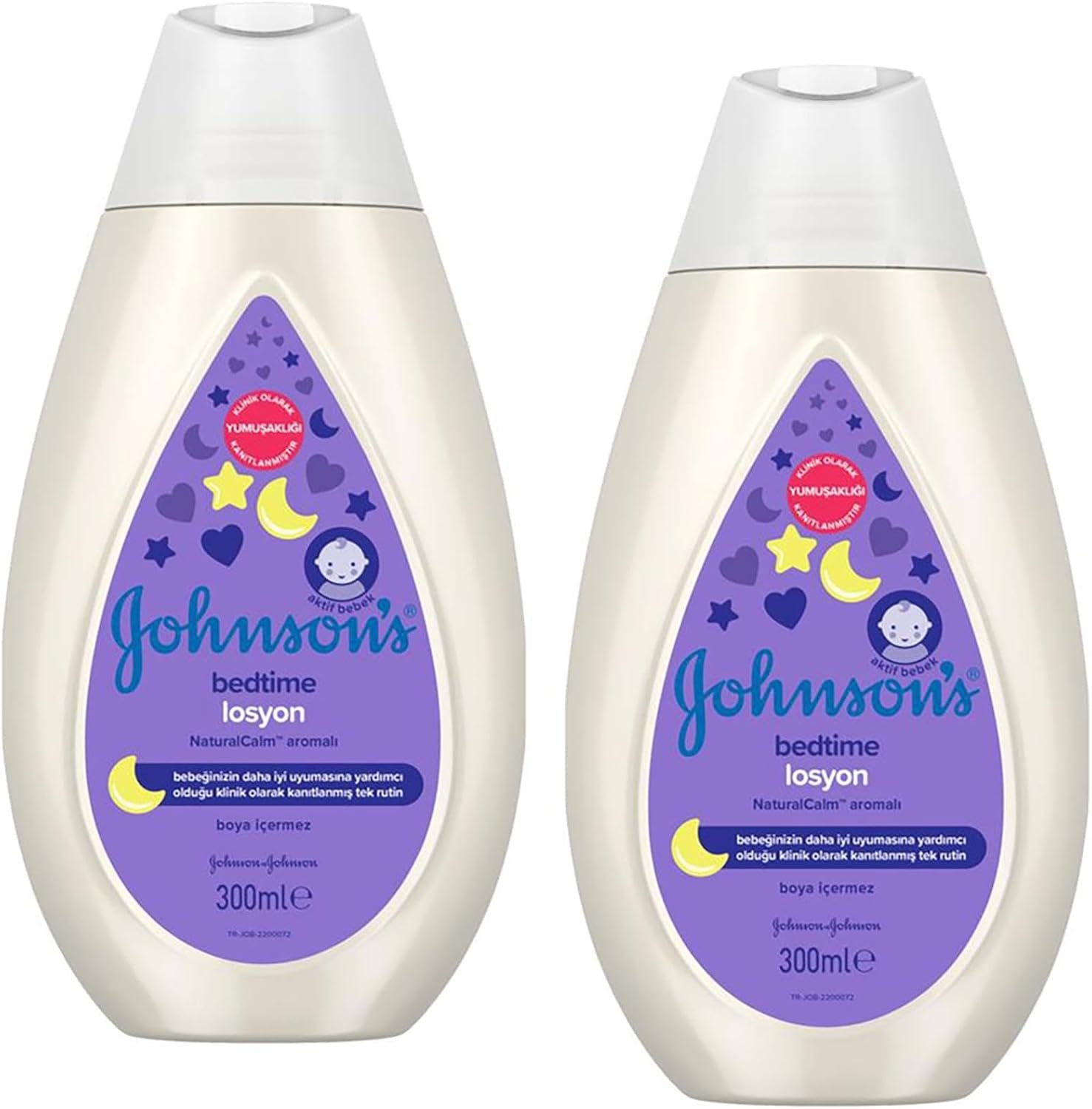 Johnson's Baby Bedtime Bebek Losyonu 300ml 2 Adet | Yatıştırıcı Bebek Losyonu