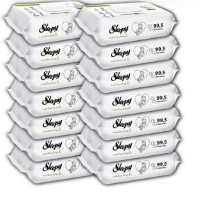 Sleepy Natural Yenidoğan Islak Mendili 90 Adet - Ekonomik Paket
