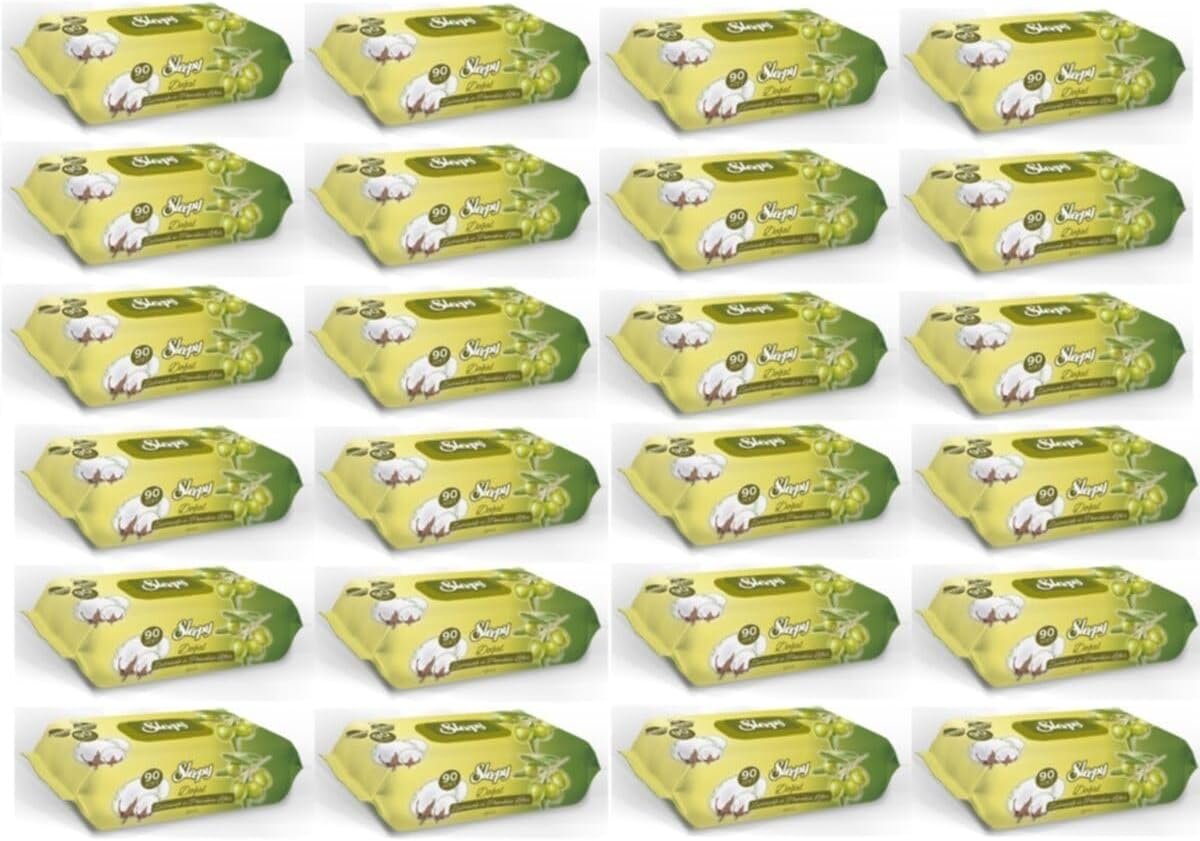 Sleepy Sensitive Islak Bebek Havlusu 18x25 (450 Yaprak) - Aylık Fırsat Paketi