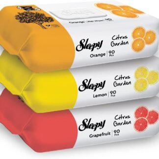 Sleepy Citrus Garden Islak Bebek Havlusu 90 Yaprak - Fırsat Paketi