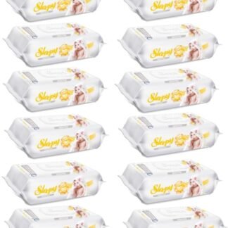 Sleepy Sensitive 90 Yaprak 12'li Islak Mendil - Aylık Fırsat Paketi