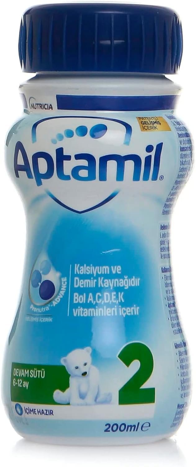 Aptamil 2 Devam Sütü İçime Hazır 200ml (6-12 Ay) | En Uygun Fiyat