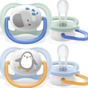Philips Avent Ultra Air Animals 2'li Emzik 0-6 Ay - Erkek Ekonomik Seçim