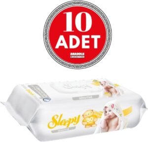 Sleepy Sensitive Islak Mendil 90 Yaprak 10 Adet – Aylık Fırsat Paketi