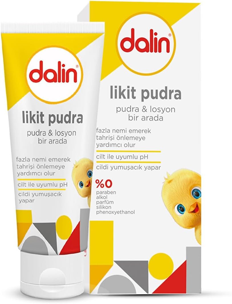 Dalin Likit Pudra 100 ml - Bebek Pudrası - Bebek Cildi Bakımı