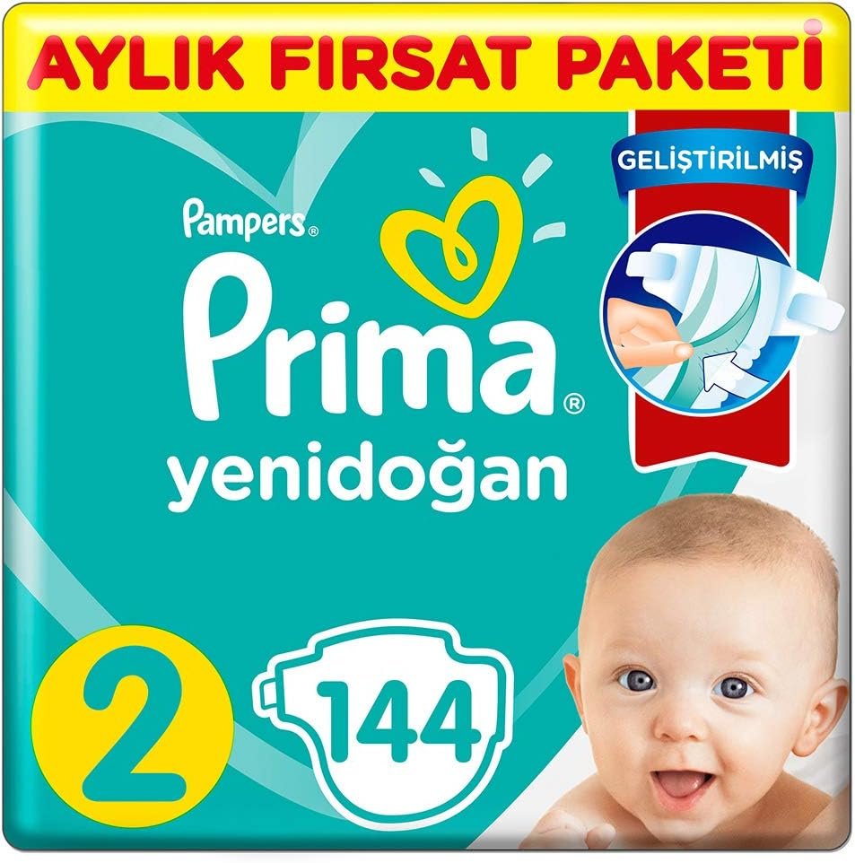 Prima Aktif Bebek 2 Beden 144'lü Aylık Fırsat Paketi | En Uygun Fiyat