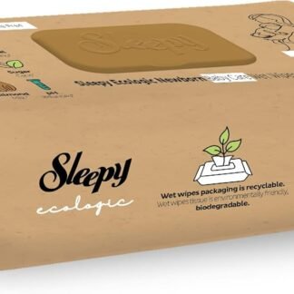 Sleepy Ecologic Yenidoğan Islak Bebek Bakım Havlusu 24x40 (960 Yaprak) - Mega Paket