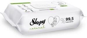 Sleepy Natural Yenidoğan Islak Bebek Bakım Havlusu 6×90 (540 Yaprak) – Aylık Fırsat Paketi