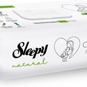 Sleepy Natural Yenidoğan Islak Bebek Bakım Havlusu 6x90 (540 Yaprak) - Aylık Fırsat Paketi