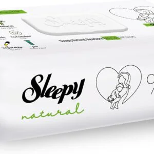 Sleepy Natural Yenidoğan Islak Bebek Bakım Havlusu 6x90 (540 Yaprak) - Aylık Fırsat Paketi