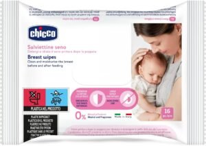 Chicco Göğüs Temizleme Mendili 16 Adet | Emzirme Öncesi Hijyen