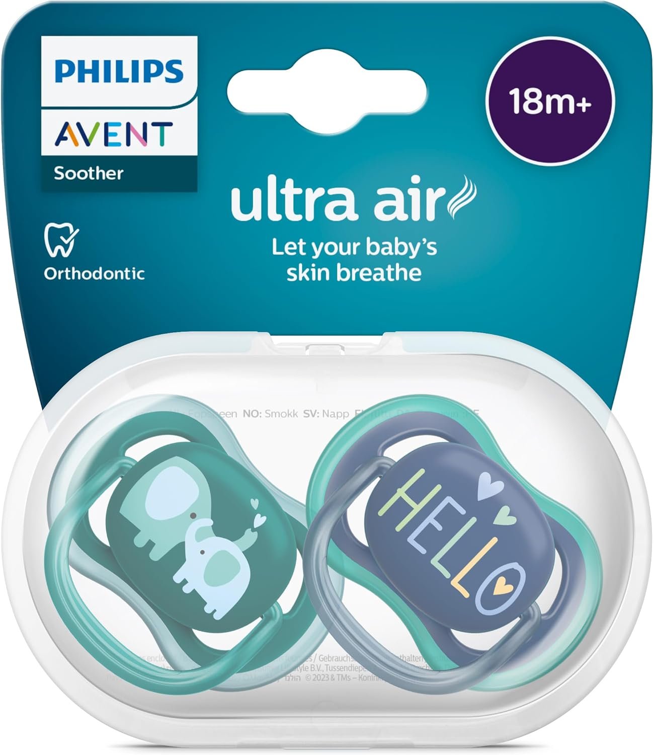 Philips Avent Ultra Air Emzik 18 Ay+ 2'li Paket - Ekonomik Seçim