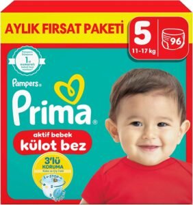 Prima Külot Bebek Bezi 5 Beden (Junior) 96 Adet