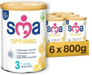 SMA Optipro 3 Devam Sütü 1-3 Yaş 800g x 6 Adet | Uygun Fiyat