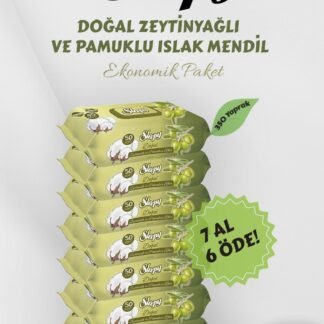 Sleepy Zeytinyağlı Pamuklu Bebek Havlusu 7 Al 6 Öde - Fırsat Paketi