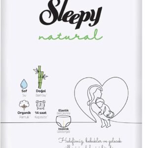 Sleepy Natural 2'li Fırsat Paketi Külot Bez 5 Numara (Junior) 58 Adet - Ekonomik Paket