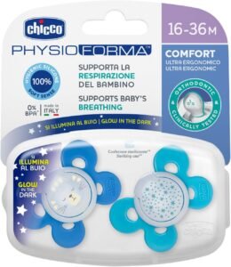 Chicco PhysioForma Comfort Silikon Emzik 2’li (16-36 Ay) – Ekonomik Seçim
