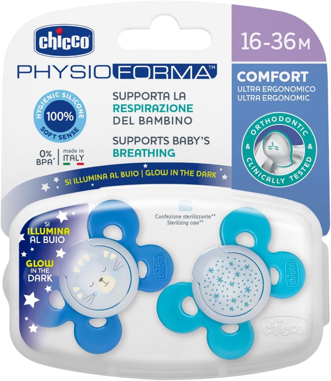 Chicco PhysioForma Comfort Silikon Emzik 2'li (16-36 Ay) - Ekonomik Seçim