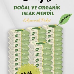Sleepy Organik Islak Mendil 36'lı Al 33 Öde - Fırsat Paketi