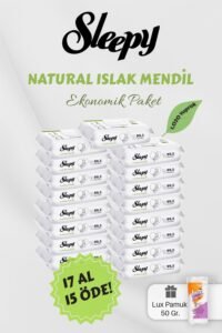 Sleepy Natural Islak Bebek Havlusu 17 Al 15 Öde – Fırsat Paketi