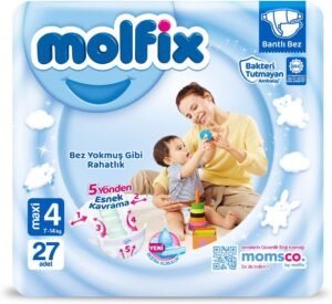 Molfix Bebek Bezi 3D Maxi 4 Beden İkiz Paket (2×27 Adet)
