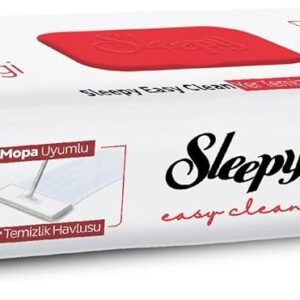 Sleepy Easy Clean Kiraz Çiçeği Mopa Uyumlu Yer Temizlik Havlusu Mendili 20 Yaprak Aylık Fırsat Paketi