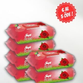 Sleepy 50'li Gül Kokulu Islak Bebek Havlusu ve ROSIE - Fırsat Paketi