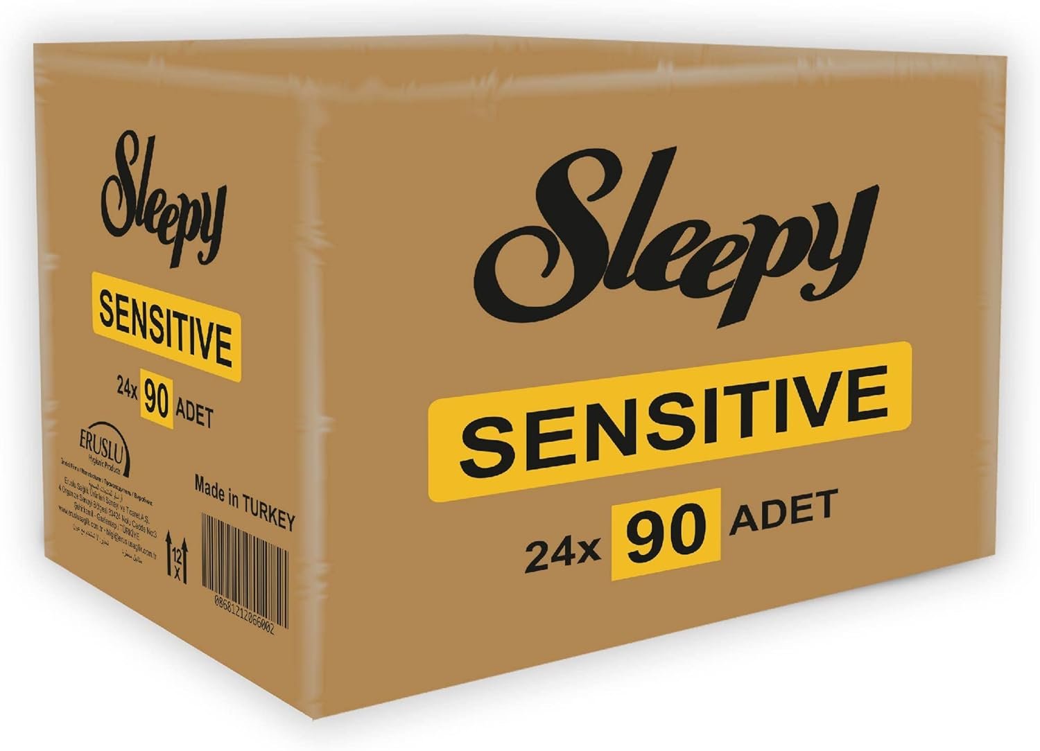 Sleepy Sensitive Islak Mendil 24 x 90 Adet Aylık Fırsat Paketi