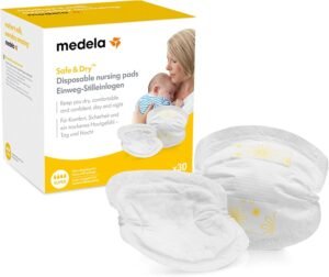 Medela Tek Kullanımlık Göğüs Pedleri 30 Adet | İpeksi Yumuşaklık & Hijyen