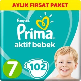 Prima Aktif Bebek 7 Beden XX Large 102 Adet Bebek Bezi