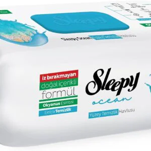 Sleepy Ocean Yüzey Temizlik Mendili Okyanus Ferahlığı 100 Yaprak Aylık Fırsat Paketi