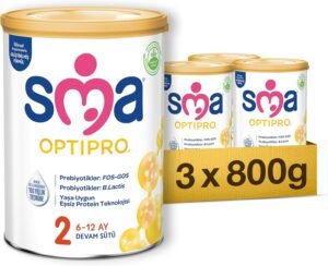 SMA Optipro 2 Devam Sütü (6-12 Ay) 800gx3 Ekonomik Paket