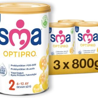 SMA Optipro 2 Devam Sütü (6-12 Ay) 800gx3 Ekonomik Paket