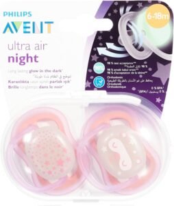Philips Avent Scf376/22 Ultra Air Night Karanlıkta Parlar Gece Emziği 6-18 Ay Kız – Ekonomik Seçim