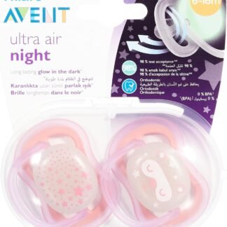 Philips Avent Scf376/22 Ultra Air Night Karanlıkta Parlar Gece Emziği 6-18 Ay Kız - Ekonomik Seçim