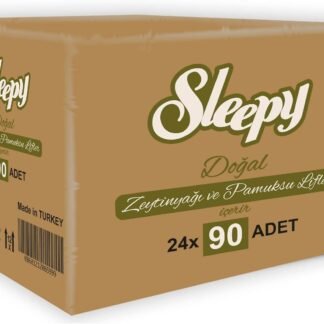 Sleepy Doğal Zeytinyağlı Islak Havlu 24x90 Adet Aylık Fırsat Paketi