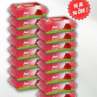 Sleepy Gül Kokulu Islak Bebek Havlusu 50'li - 16 Al 14 Öde Fırsat Paketi