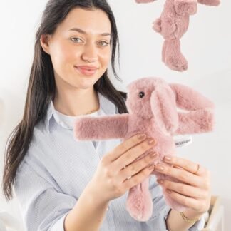 Wellgro Sarılan & Kucaklayan Tavşan Oyuncak Pembe - Sevimli Peluş Arkadaş