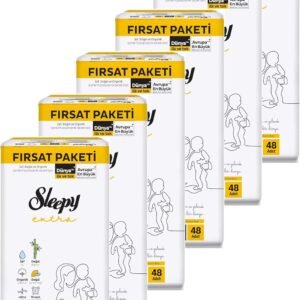 Sleepy Extra Günlük Aktivite Fırsat Paketi Bebek Bezi 2 Numara Mini 288 Adet