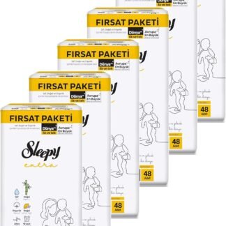 Sleepy Extra Günlük Aktivite Fırsat Paketi Bebek Bezi 2 Numara Mini 288 Adet
