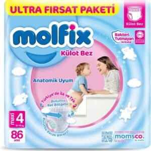 Molfix Külot Bez 4 Beden Maxi Ultra Fırsat Paketi 86 Adet | Uygun Fiyat