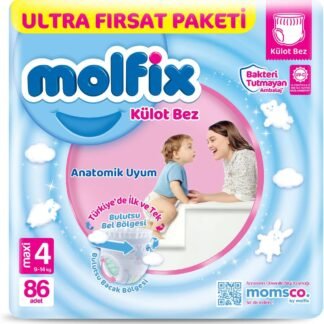 Molfix Külot Bez 4 Beden Maxi Ultra Fırsat Paketi 86 Adet | Uygun Fiyat