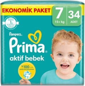Prima Aktif Bebek 7 Beden (XX Large) 34 Adet Fırsat Paketi | En İyi Fiyat