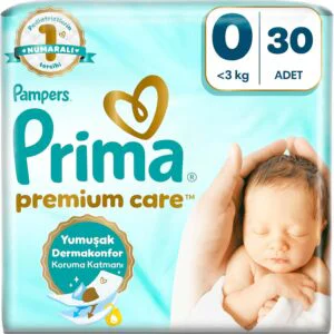 Prima Premium Care 0 Numara Bebek Bezi 30 Adet | Yenidoğan Bezi