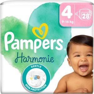 Pampers Prima Harmonie 4 Beden İkiz Paket (28 Adet) – Doğal İçerikli Bebek Bezi