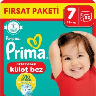 Prima Külot Bebek Bezi 7 Beden (15+ kg) 52 Adet - Fırsat Paketi | Uygun Fiyat