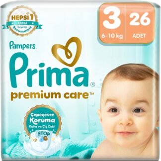 Prima Premium Care 3 Numara Bebek Bezi (26 Adet) | En İyi Bebek Bezi