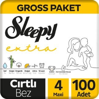 Sleepy Extra Günlük Aktivite Maxi 4 Numara Bebek Bezi - 100 Adet